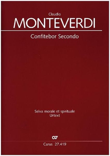 Produktbild: Confitebor, Partitur. Band 2