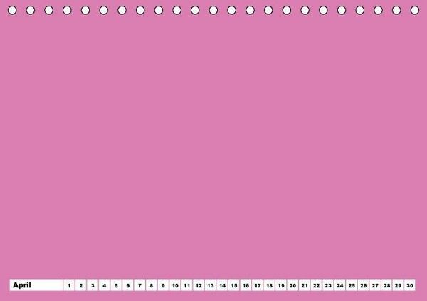 Produktbild: Bunter Bastelkalender f&uuml;r M&auml;dchen (Tischkalender immerw&auml;hrend DIN A5 quer)