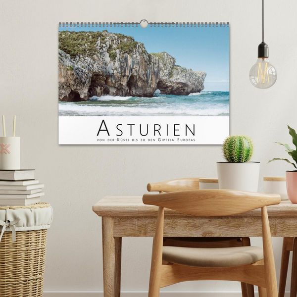 Produktbild: Asturien - Von der K&uuml;ste bis zu den Gipfeln Europas (Wandkalender 2026 DIN A3 quer), CALVENDO Monatskalender
