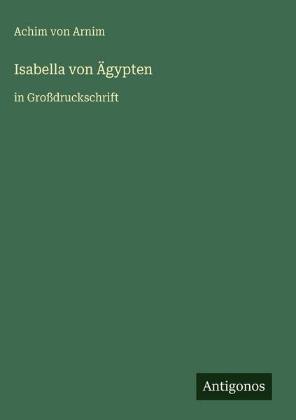 Produktbild: Isabella von &Auml;gypten