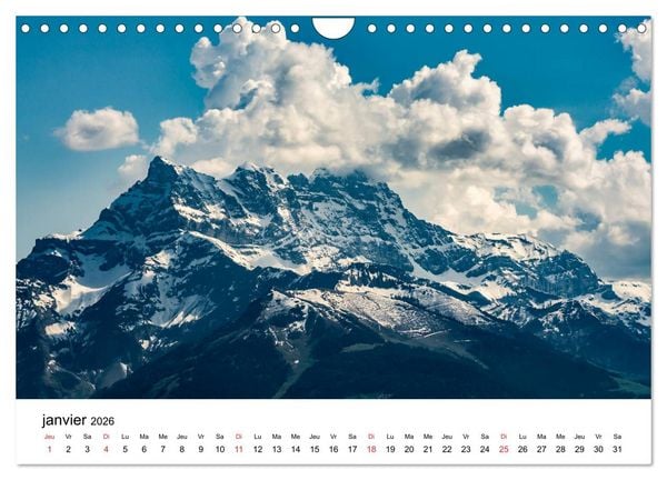 Produktbild: Randonn&eacute;es en Suisse Les Alpes vaudoises (Calendrier mural 2026 DIN A4 vertical), CALVENDO calendrier mensuel