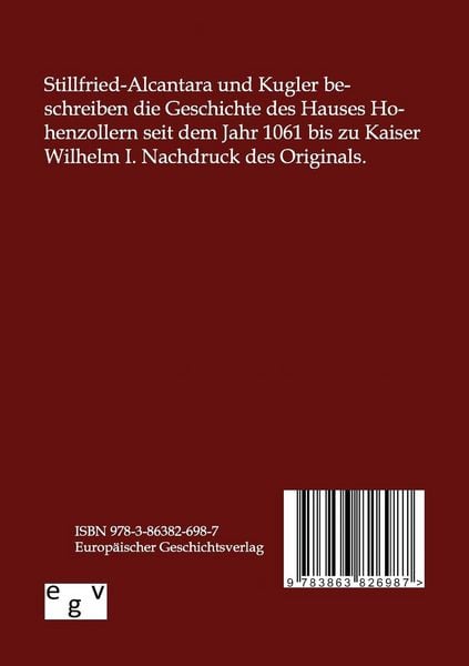 Produktbild: Die Hohenzollern und das Deutsche Vaterland