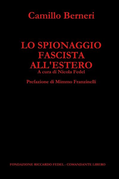 Produktbild: Lo Spionaggio Fascista All'estero