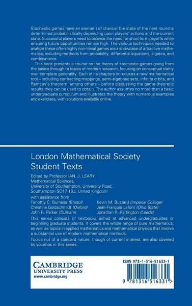 Produktbild: A Course in Stochastic Game Theory