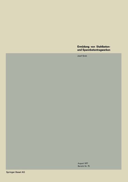 Produktbild: Erm&uuml;dung von Stahlbeton- und Spannbetontragwerken