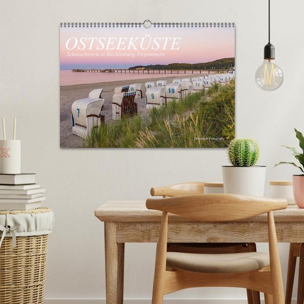 Produktbild: OSTSEEK&Uuml;STE Sehnsuchtsorte in Mecklenburg-Vorpommern (Wandkalender 2026 DIN A3 quer), CALVENDO Monatskalender