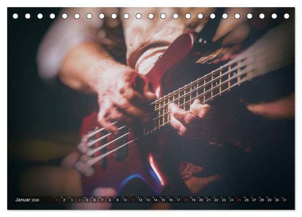 Produktbild: Gitarren - Live (Tischkalender 2026 DIN A5 quer), CALVENDO Monatskalender