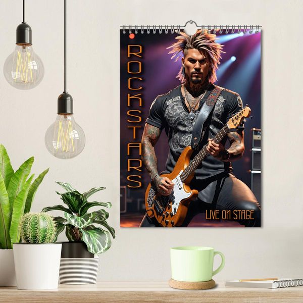 Produktbild: Rockstars - Live on Stage (Wandkalender 2026 DIN A4 hoch), CALVENDO Monatskalender