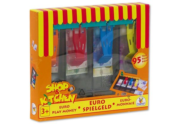 Toy Company - Shop & Kitchen: Euro-Geld mit Box