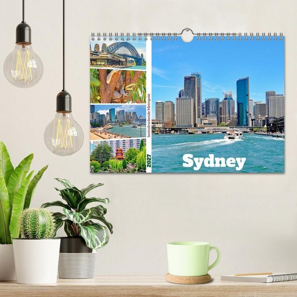 Produktbild: Sydney - beeindruckende Metropole (Wandkalender 2027 DIN A4 quer), CALVENDO Monatskalender