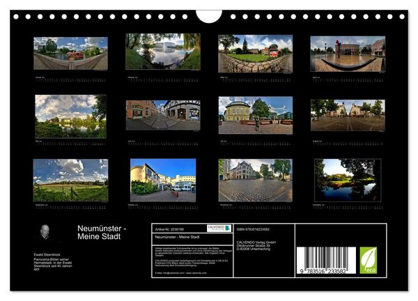 Produktbild: Neum&uuml;nster - Meine Stadt (Wandkalender 2026 DIN A4 quer), CALVENDO Monatskalender