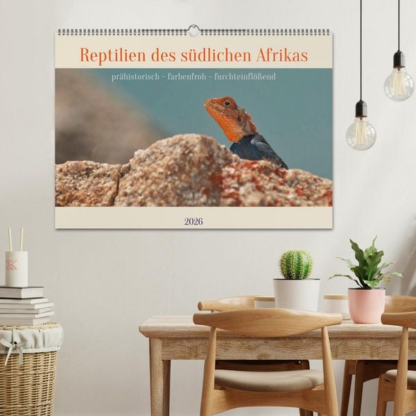 Produktbild: Reptilien des s&uuml;dlichen Afrikas (Wandkalender 2026 DIN A2 quer), CALVENDO Monatskalender