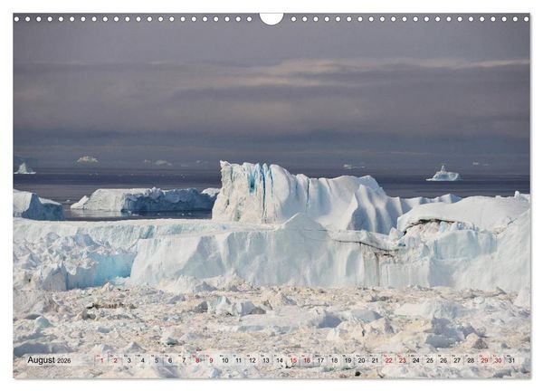 Produktbild: Gr&ouml;nland: Eisberge in der Disko Bucht (Wandkalender 2026 DIN A3 quer), CALVENDO Monatskalender