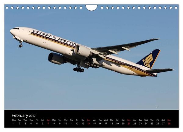 Produktbild: Airliners of the World (Wall Calendar 2027 DIN A4 landscape), CALVENDO 12 Month Wall Calendar
