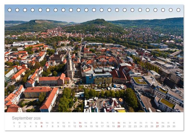 Produktbild: TH&Uuml;RINGEN 2026 (Tischkalender 2026 DIN A5 quer), CALVENDO Monatskalender