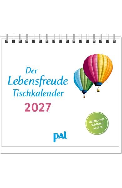 Produktbild: Der Lebensfreude-Tischkalender 2027