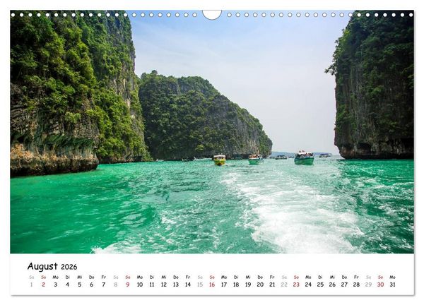 Produktbild: Traumlandschaften Thailands (Wandkalender 2026 DIN A3 quer), CALVENDO Monatskalender