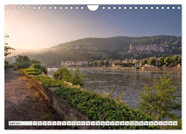 Produktbild: Heidelberg - Die romantische Stadt am Fluss (Wandkalender 2027 DIN A4 quer), CALVENDO Monatskalender