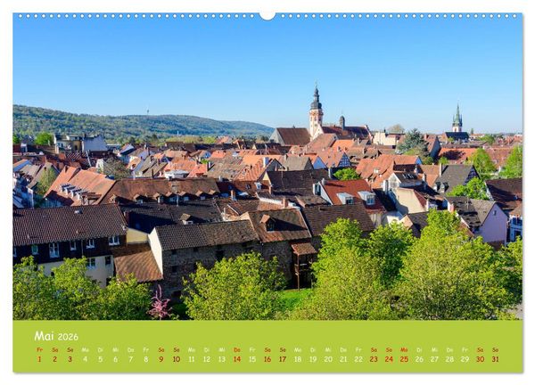 Produktbild: Durlach, das Stadtbild in 12 Impressionen (hochwertiger Premium Wandkalender 2026 DIN A2 quer), Kunstdruck in Hochglanz