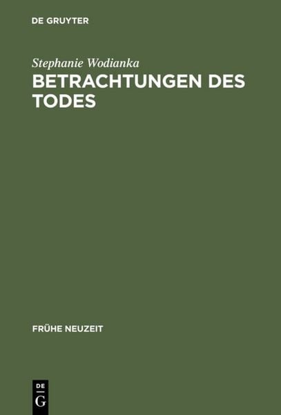 Produktbild: Betrachtungen des Todes