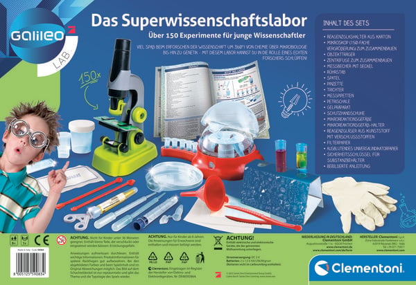 Produktbild: Das Superwissenschaftslabor (Experimentierkasten)