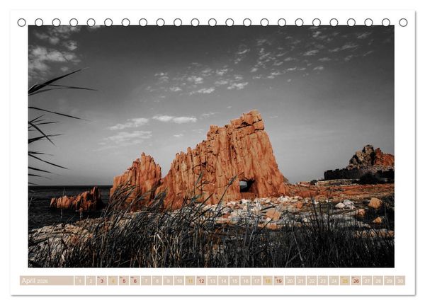 Produktbild: Sardinien Impressionen (Tischkalender 2026 DIN A5 quer), CALVENDO Monatskalender