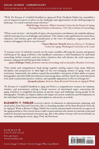 Produktbild: Rowman & Littlefield Handbook on Aging and Work