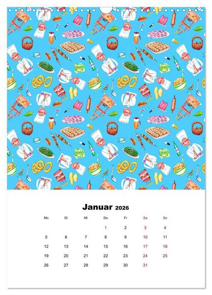 Produktbild: MUSTERMACKE (Wandkalender 2026 DIN A3 hoch), CALVENDO Monatskalender
