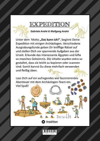 Produktbild: Craftbook - Arch&auml;ologische Funde - Expediton - &Auml;gypten - Anch - R&auml;tselhafte Knifflige Aufgaben - Tolle Ausmalmotive