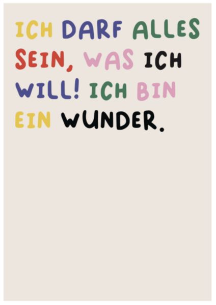 Produktbild: Poster Wunder 50x70
