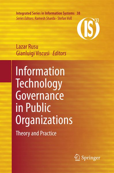 Produktbild: Information Technology Governance in Public Organizations