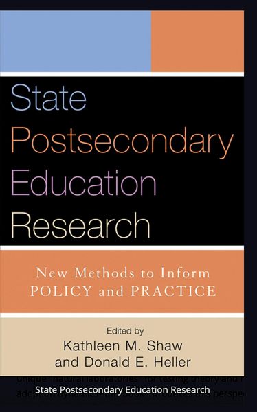 Produktbild: State Postsecondary Education Research
