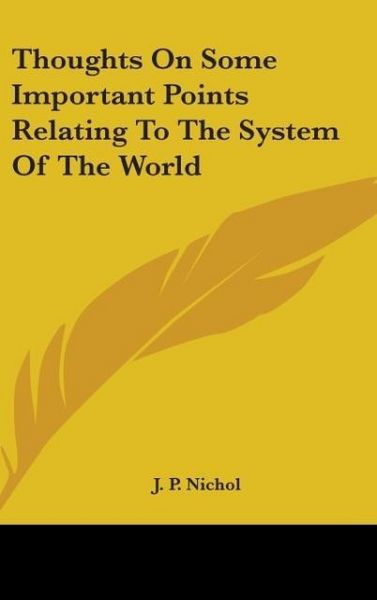 Produktbild: Nichol, J: Thoughts On Some Important Points Relating To The
