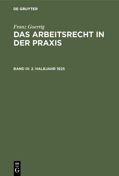Produktbild: 2. Halbjahr 1925