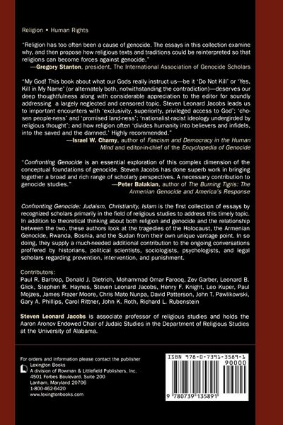 Produktbild: Confronting Genocide