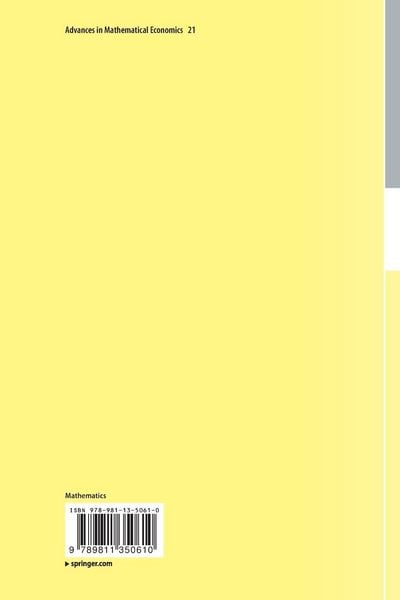 Produktbild: Advances in Mathematical Economics