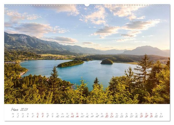 Produktbild: Der wundersch&ouml;ne Faaker See in K&auml;rnten (Wandkalender 2027 DIN A2 quer), CALVENDO Monatskalender