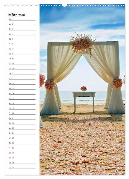 Produktbild: Lust auf Hochzeit - Planer (hochwertiger Premium Wandkalender 2026 DIN A2 hoch), Kunstdruck in Hochglanz