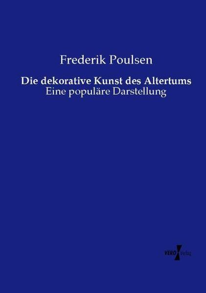 Produktbild: Die dekorative Kunst des Altertums
