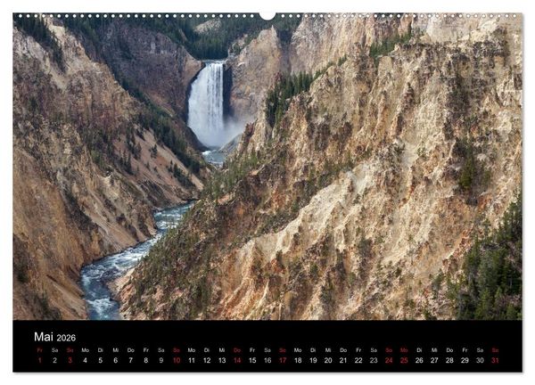 Produktbild: Wyoming & South Dakota (Wandkalender 2026 DIN A2 quer), CALVENDO Monatskalender