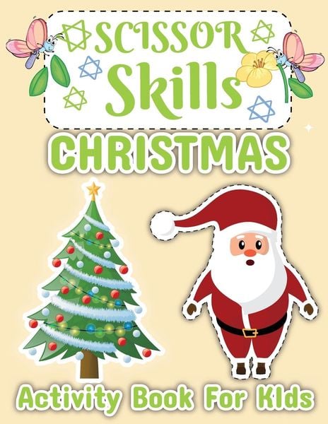 Produktbild: Christmas Scissor Skill Activity Book for Kids