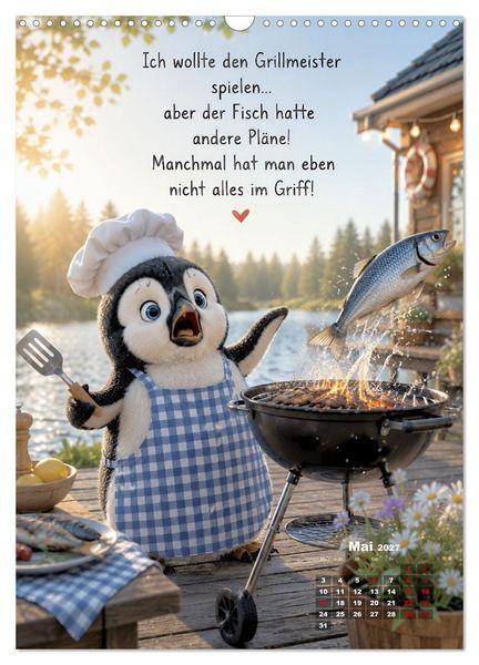 Produktbild: Oscar - Lachen ist die beste Jahreszeit (Wandkalender 2027 DIN A3 hoch), CALVENDO Monatskalender