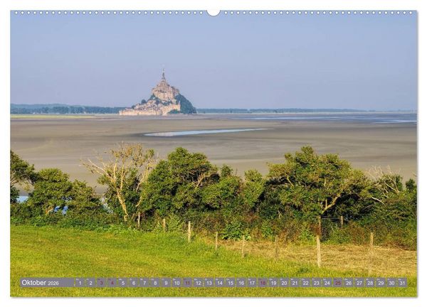 Produktbild: Le Mont-Saint-Michel - Sagenumwobener Klosterberg im Watt (Wandkalender 2026 DIN A2 quer), CALVENDO Monatskalender