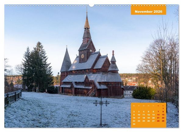 Produktbild: Traumhafter Harz (hochwertiger Premium Wandkalender 2026 DIN A2 quer), Kunstdruck in Hochglanz