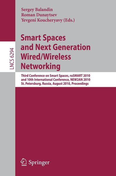 Produktbild: Smart Spaces and Next Generation Wired/Wireless Networking