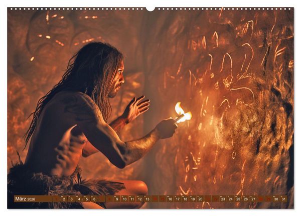Produktbild: Steinzeit Galerie (hochwertiger Premium Wandkalender 2026 DIN A2 quer), Kunstdruck in Hochglanz
