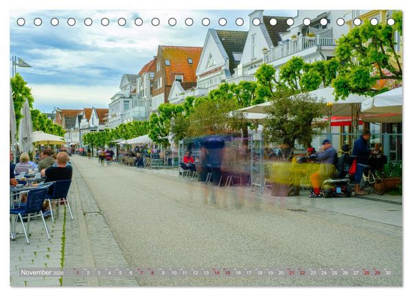 Produktbild: Ein Blick auf L&uuml;beck-Travem&uuml;nde (Tischkalender 2026 DIN A5 quer), CALVENDO Monatskalender