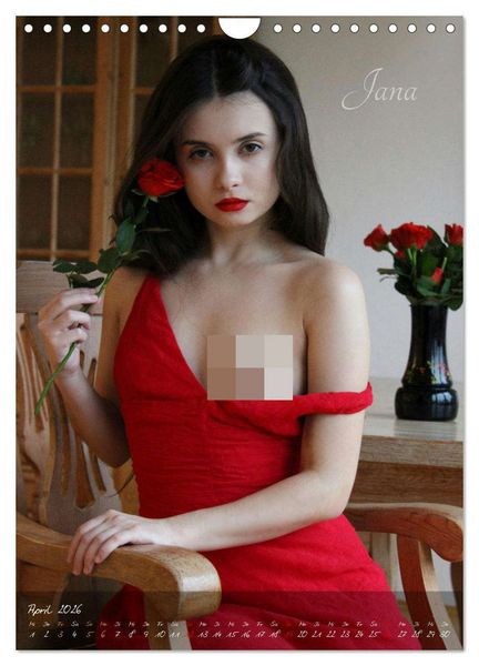 Produktbild: Erotik Fotoart Hot Girls (Wandkalender 2026 DIN A4 hoch), CALVENDO Monatskalender