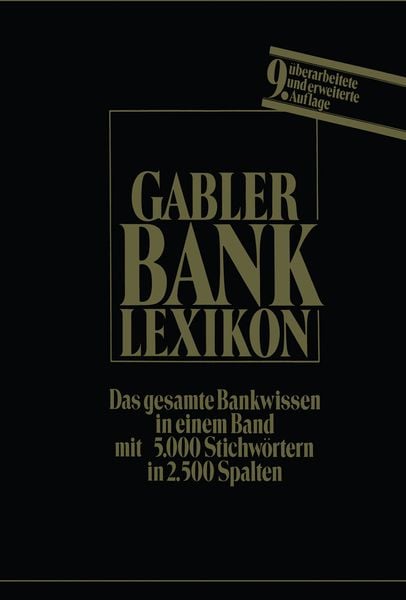 Produktbild: Bank-Lexikon