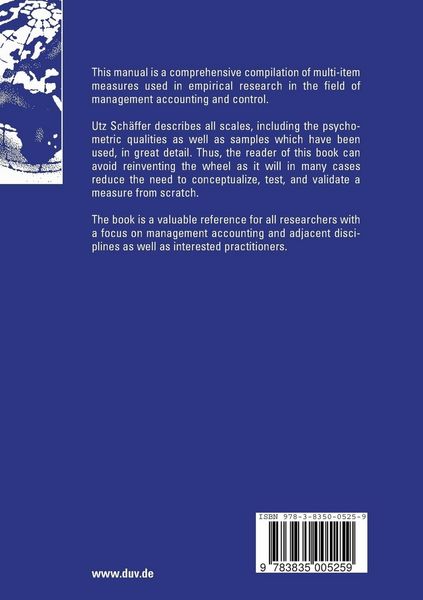 Produktbild: Management Accounting & Control Scales Handbook